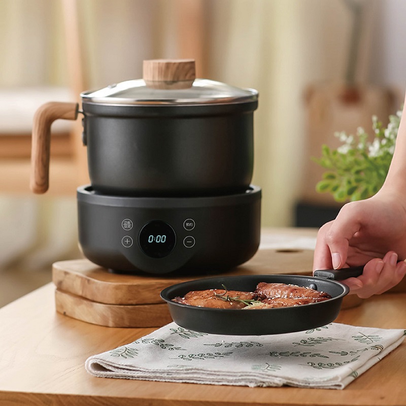 Crepe Pan Nonstick - Многофункциональная электрическая кастрюля 110В/220В, антипригарная сковорода,