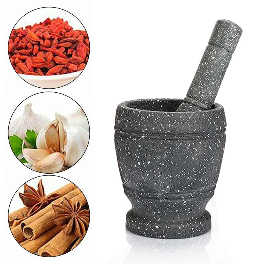 Mortar Pestle Granite - Мельница для специй, перца, чеснока