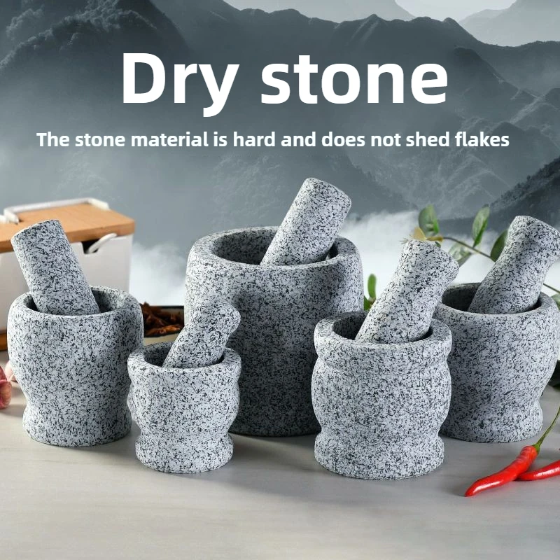 Mortar Pestle Granite - Кухонный гранитный ступок и пестик для