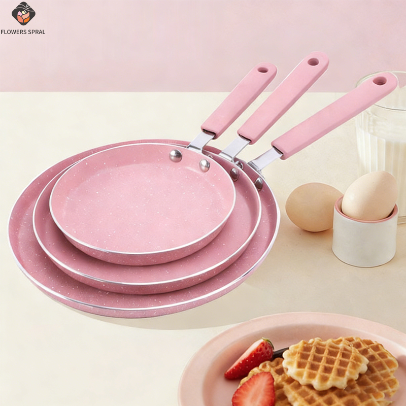 Crepe Pan Nonstick - 1 антипригарная розовая сковорода для жарки