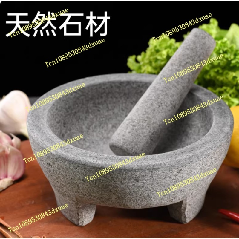 Mortar Pestle Granite - Натуральный гранитный молоток и толкушка, подходящие