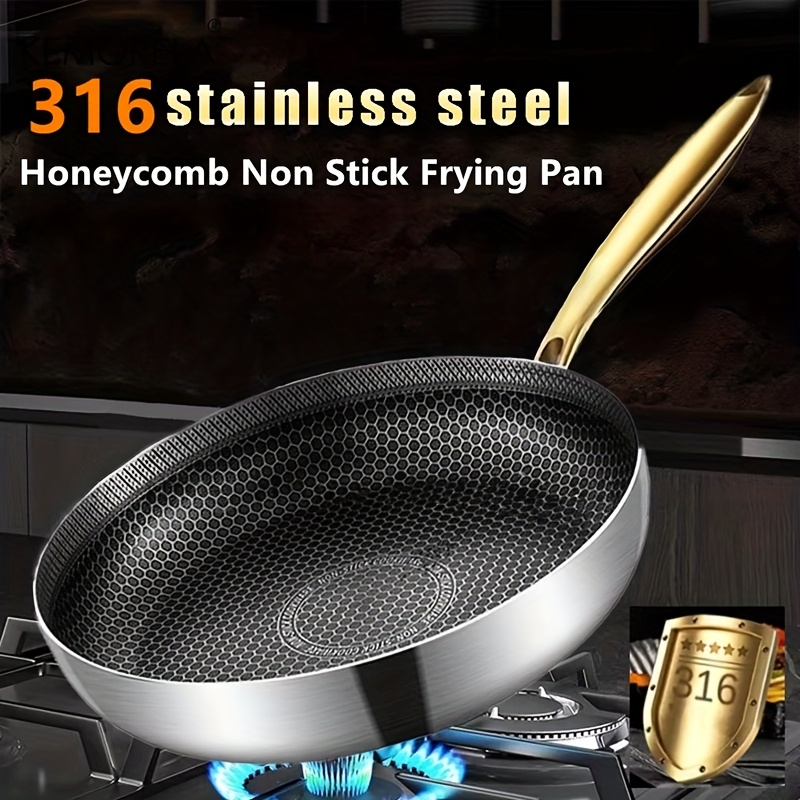 Crepe Pan Nonstick - Сковорода-вок из нержавеющей стали 316 с