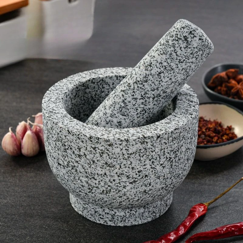 Кухонный гранитный ступок и пе – обзор и цена Mortar Pestle Granite