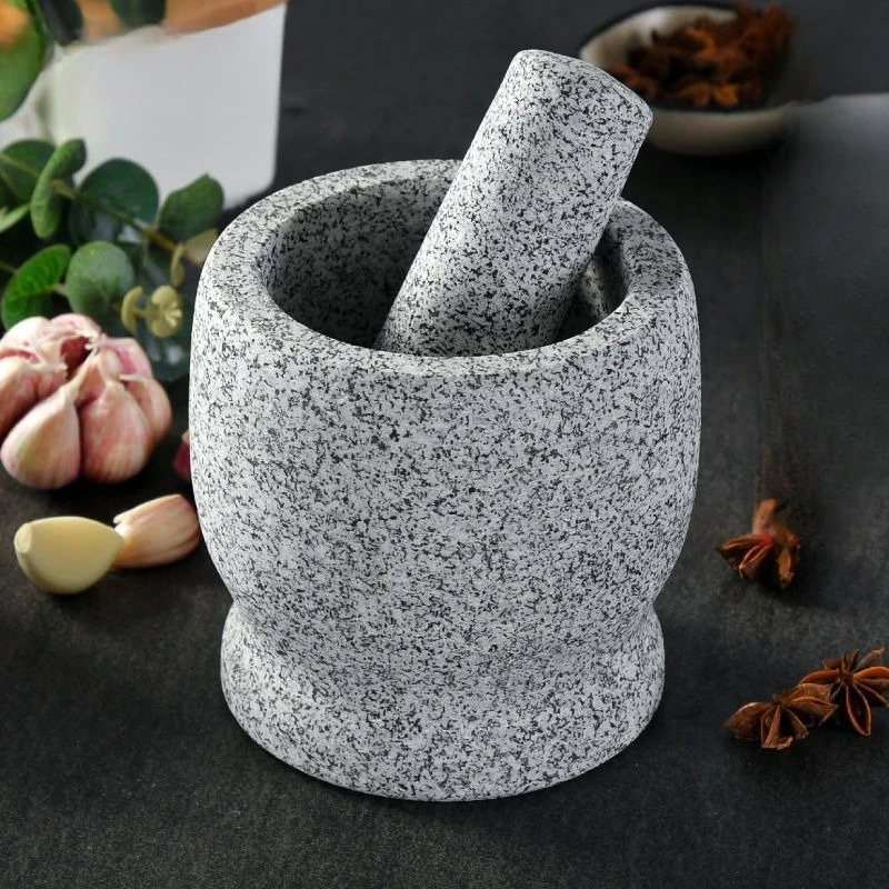 Кухонный гранитный ступок и пе – обзор и цена Mortar Pestle Granite