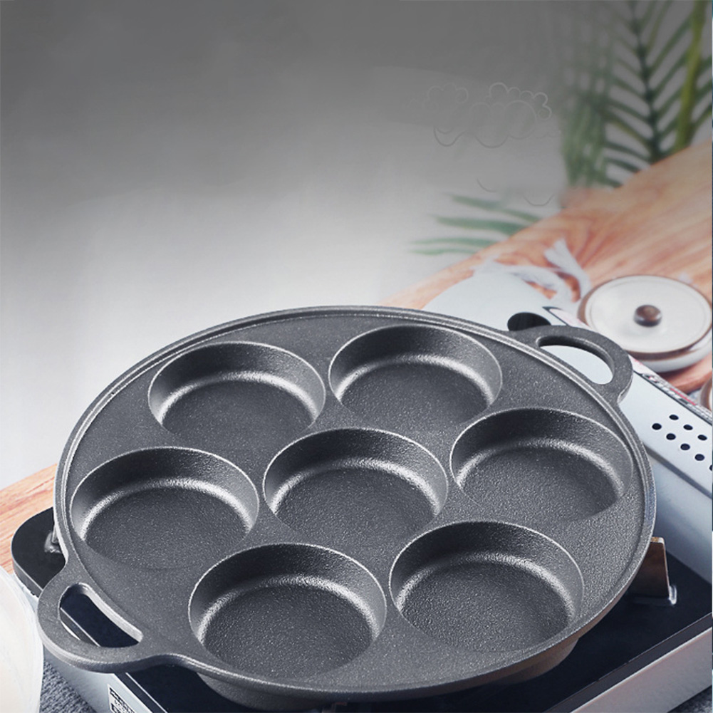Чугунная сковорода с 7 отверст – обзор и цена Crepe Pan Nonstick