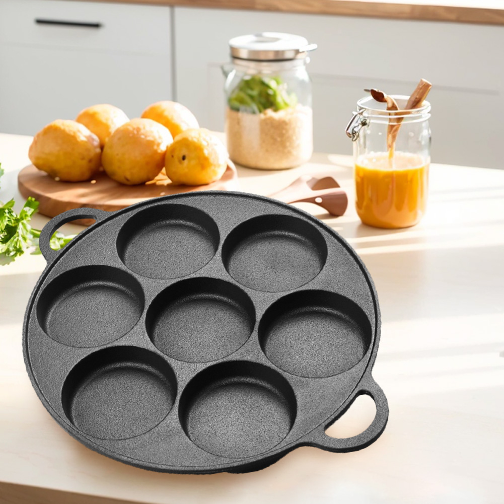 Чугунная сковорода с 7 отверст – обзор и цена Crepe Pan Nonstick