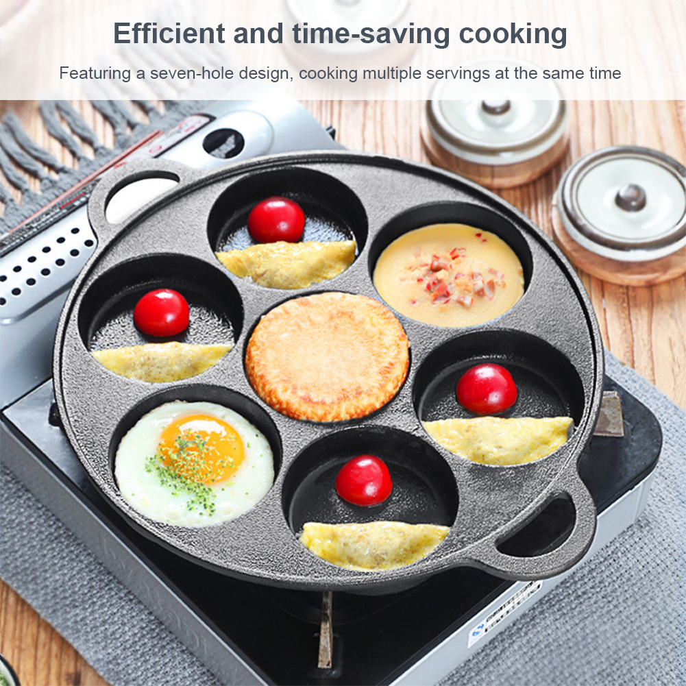 Чугунная сковорода с 7 отверст – обзор и цена Crepe Pan Nonstick