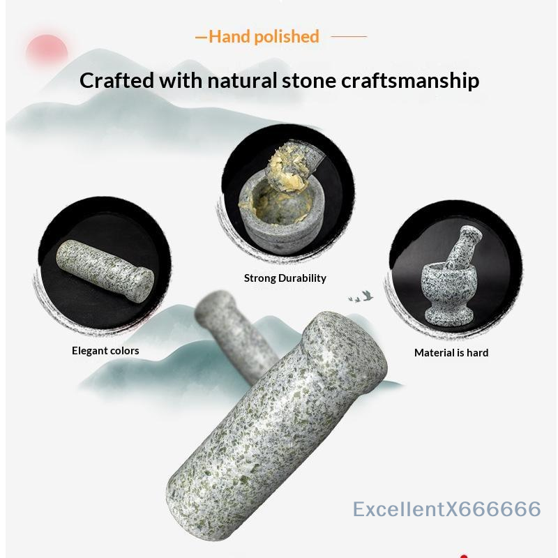 Набор из гранитного ступка и п – обзор и цена Mortar Pestle Granite
