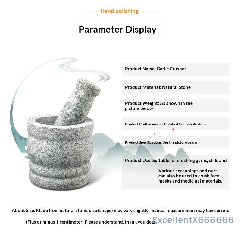 Набор из гранитного ступка и п – обзор и цена Mortar Pestle Granite