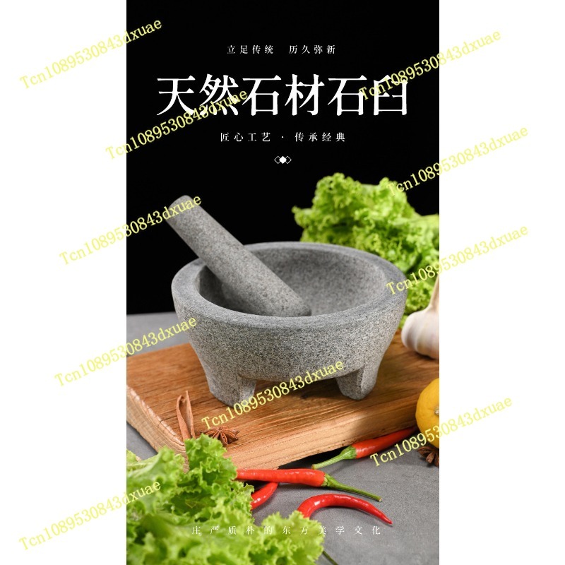 Натуральный гранитный молоток  – обзор и цена Mortar Pestle Granite