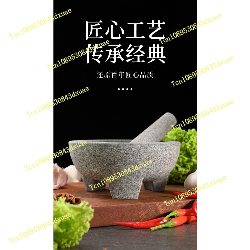 Натуральный гранитный молоток  – обзор и цена Mortar Pestle Granite